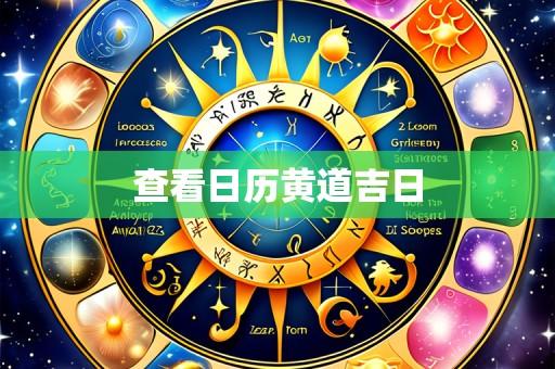 查看日历黄道吉日
