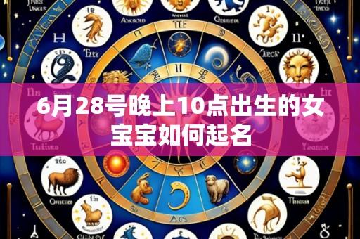 6月28号晚上10点出生的女宝宝如何起名