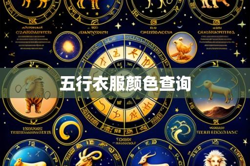 五行衣服颜色查询