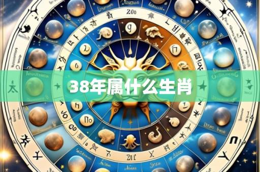 38年属什么生肖