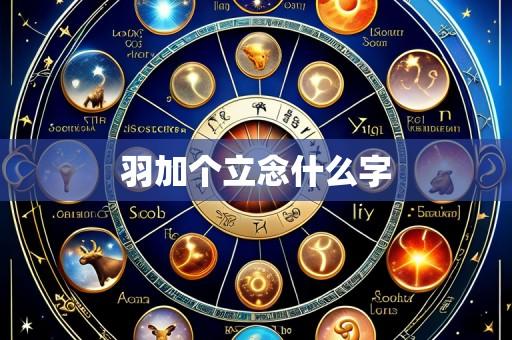 羽加个立念什么字