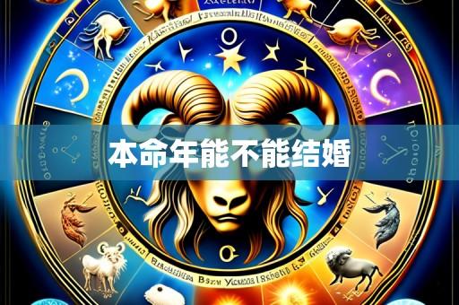 本命年能不能结婚