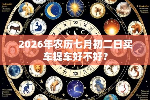 2026年农历七月初二日买车提车好不好?