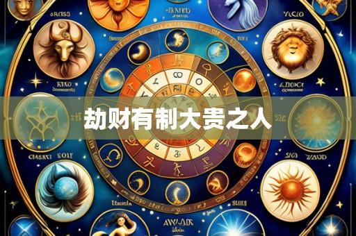 劫财有制大贵之人