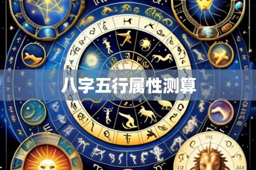 八字五行属性测算