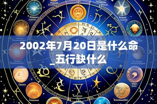 2002年7月20日是什么命_五行缺什么
