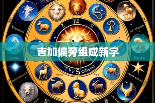 吉加偏旁组成新字