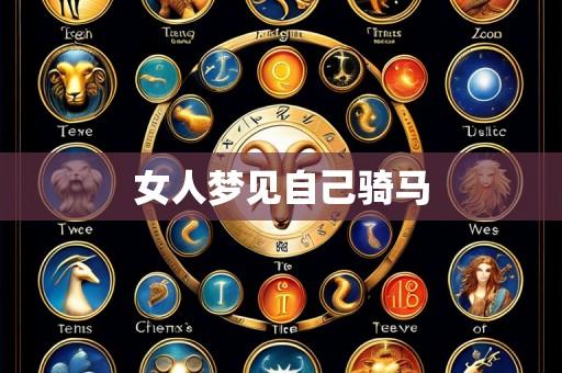 女人梦见自己骑马