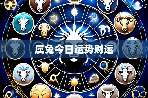 属兔今日运势财运
