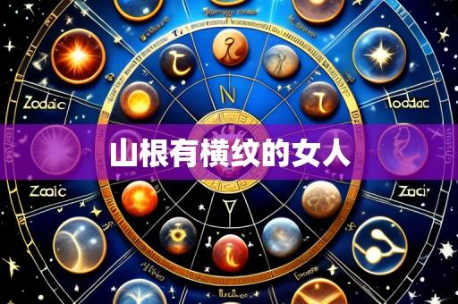 山根有横纹的女人