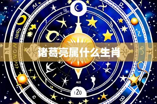 诸葛亮属什么生肖