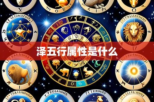 泽五行属性是什么