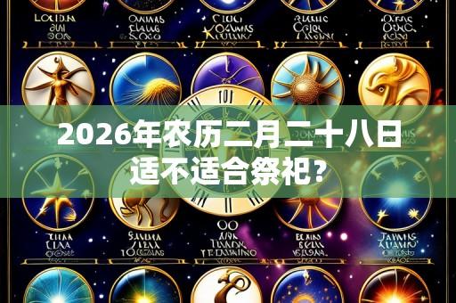 2026年农历二月二十八日适不适合祭祀？