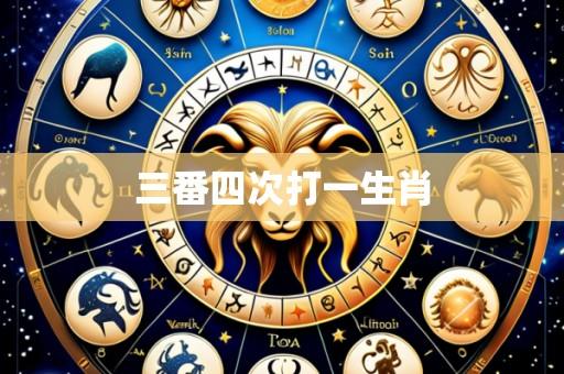 三番四次打一生肖