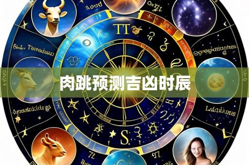 肉跳预测吉凶时辰