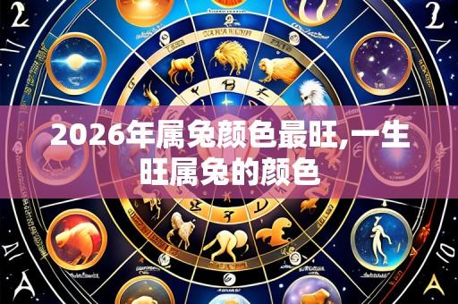 2026年属兔颜色最旺,一生旺属兔的颜色