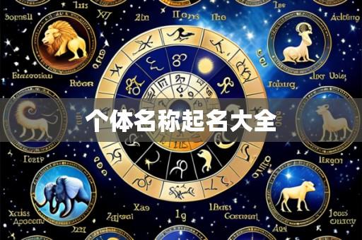 个体名称起名大全