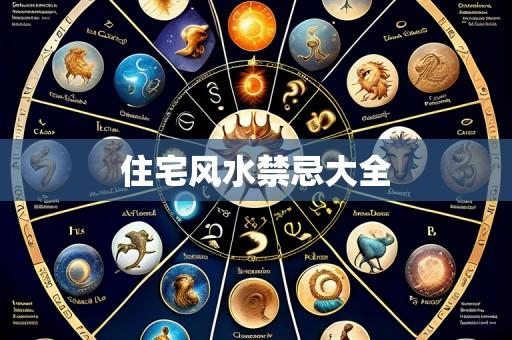 住宅风水禁忌大全