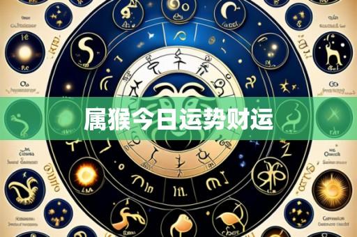 属猴今日运势财运
