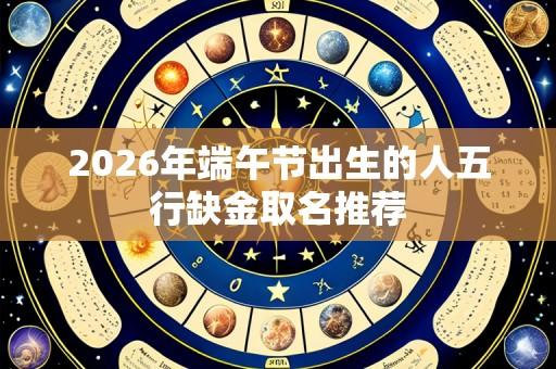 2026年端午节出生的人五行缺金取名推荐