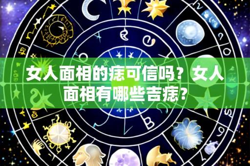 女人面相的痣可信吗?女人面相有哪些吉痣?