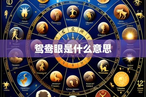 鸳鸯眼是什么意思