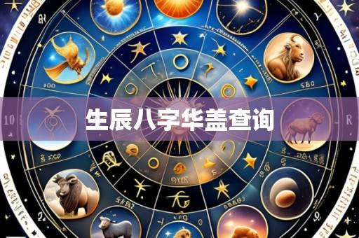 生辰八字华盖查询