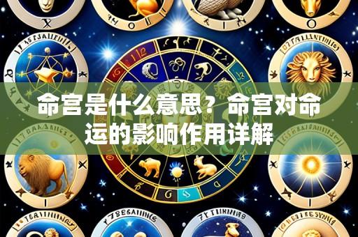 命宫是什么意思?命宫对命运的影响作用详解