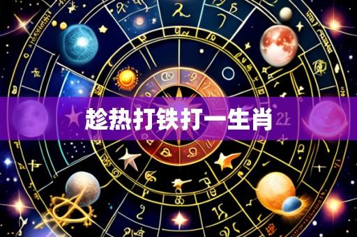 趁热打铁打一生肖