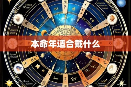 本命年适合戴什么