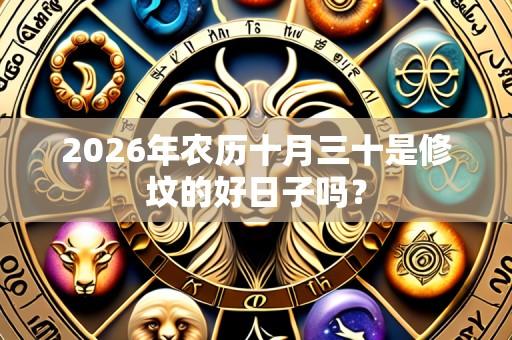 2026年农历十月三十是修坟的好日子吗？