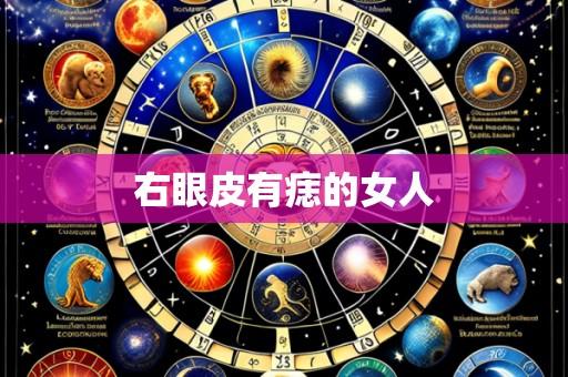 右眼皮有痣的女人