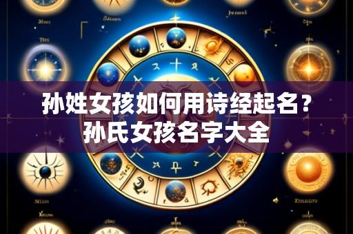 孙姓女孩如何用诗经起名?孙氏女孩名字大全