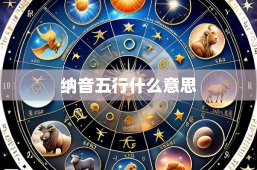 纳音五行什么意思