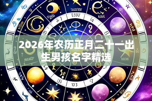 2026年农历正月二十一出生男孩名字精选