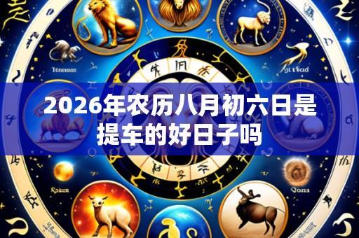 2026年农历八月初六日是提车的好日子吗