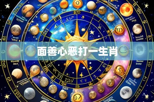 面善心恶打一生肖