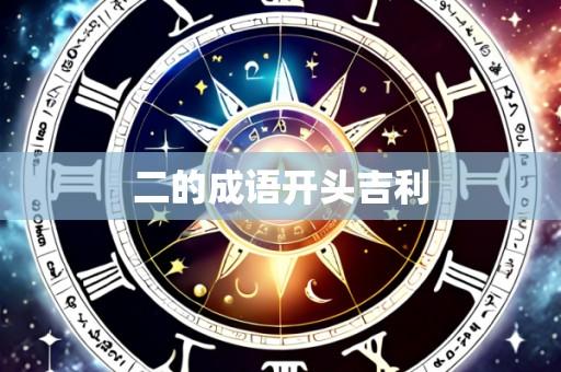 二的成语开头吉利