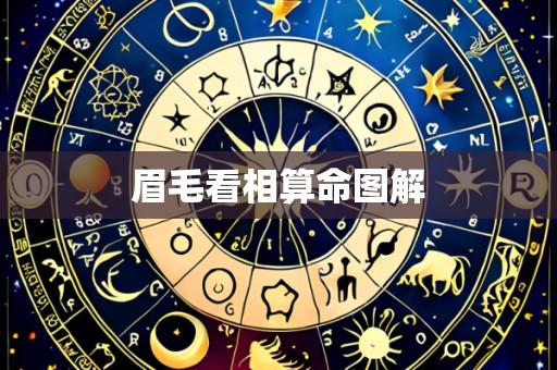 眉毛看相算命图解