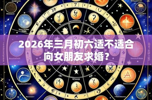 2026年三月初六适不适合向女朋友求婚?