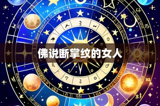 佛说断掌纹的女人