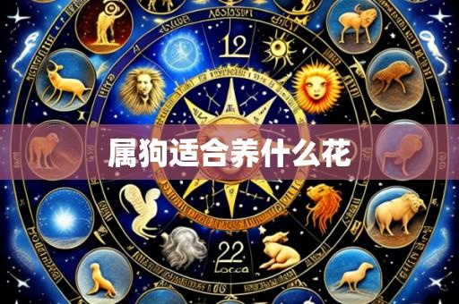 属狗适合养什么花
