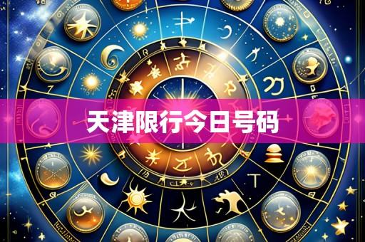 天津限行今日号码