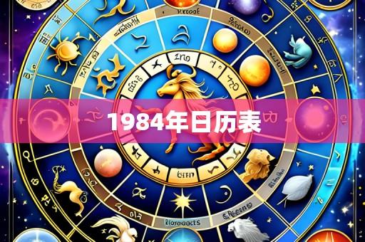 1984年日历表