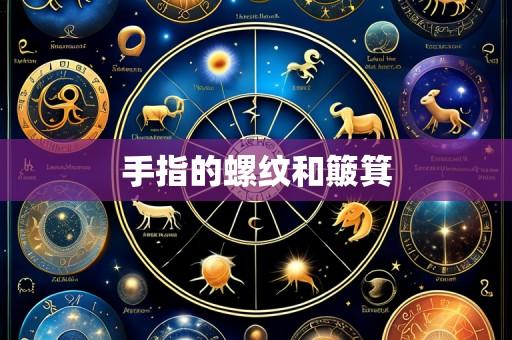 手指的螺纹和簸箕