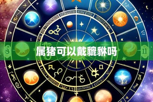 属猪可以戴貔貅吗