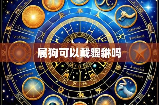 属狗可以戴貔貅吗