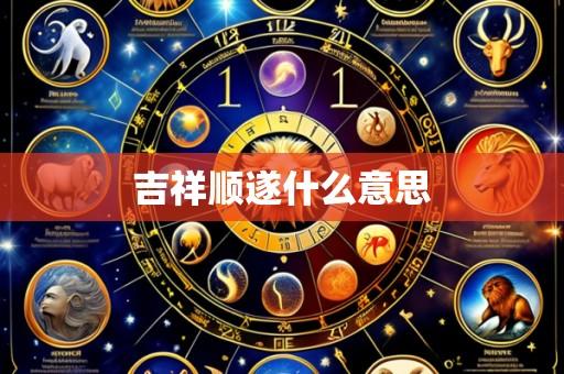 吉祥顺遂什么意思