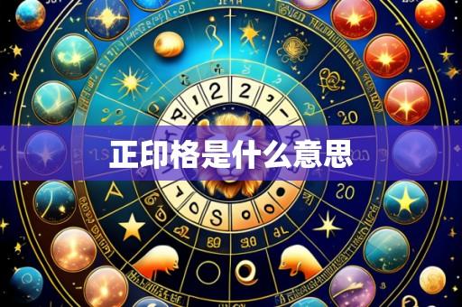 正印格是什么意思