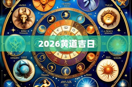 2026黄道吉日
